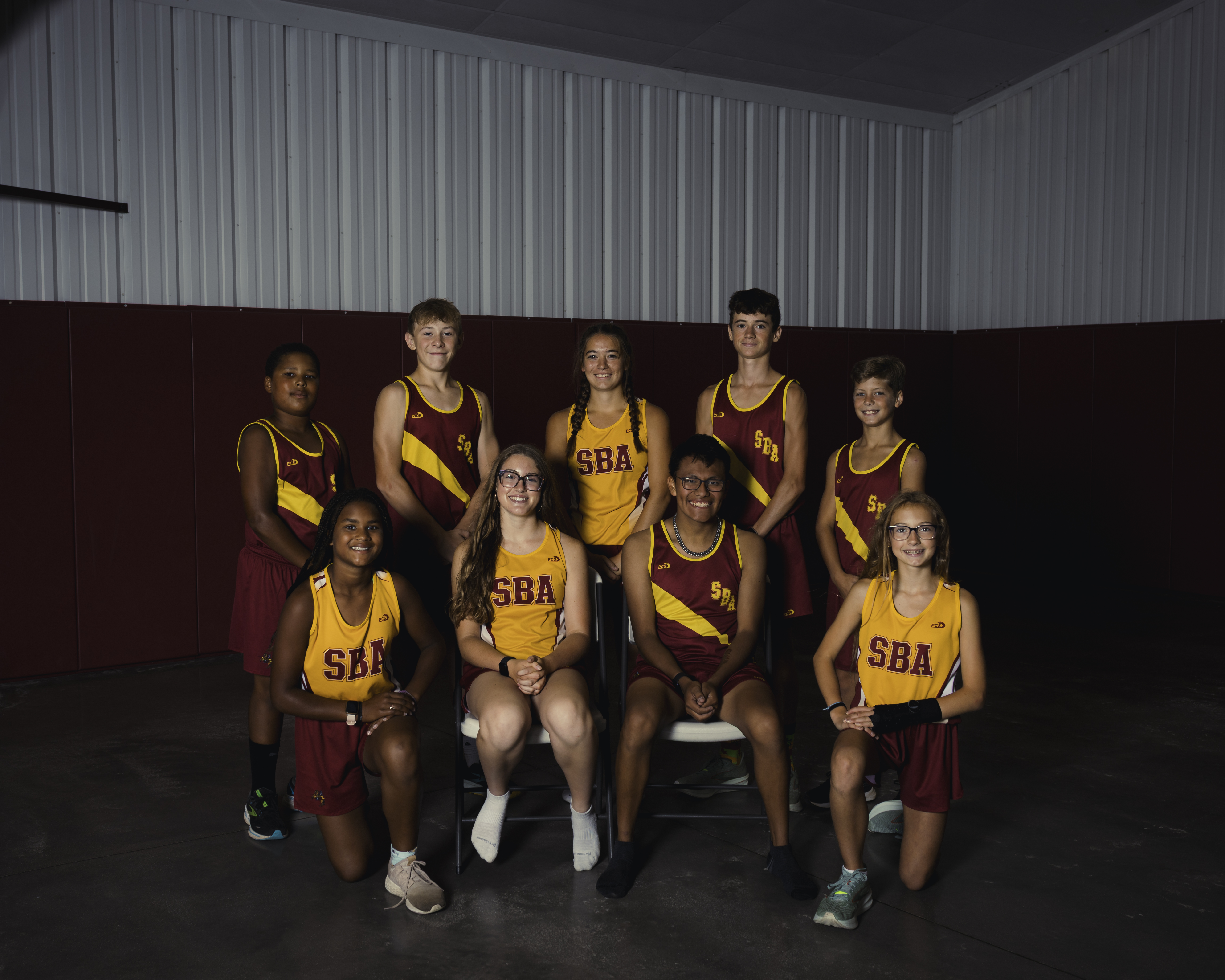 Sunshine Bible Academy cross country team